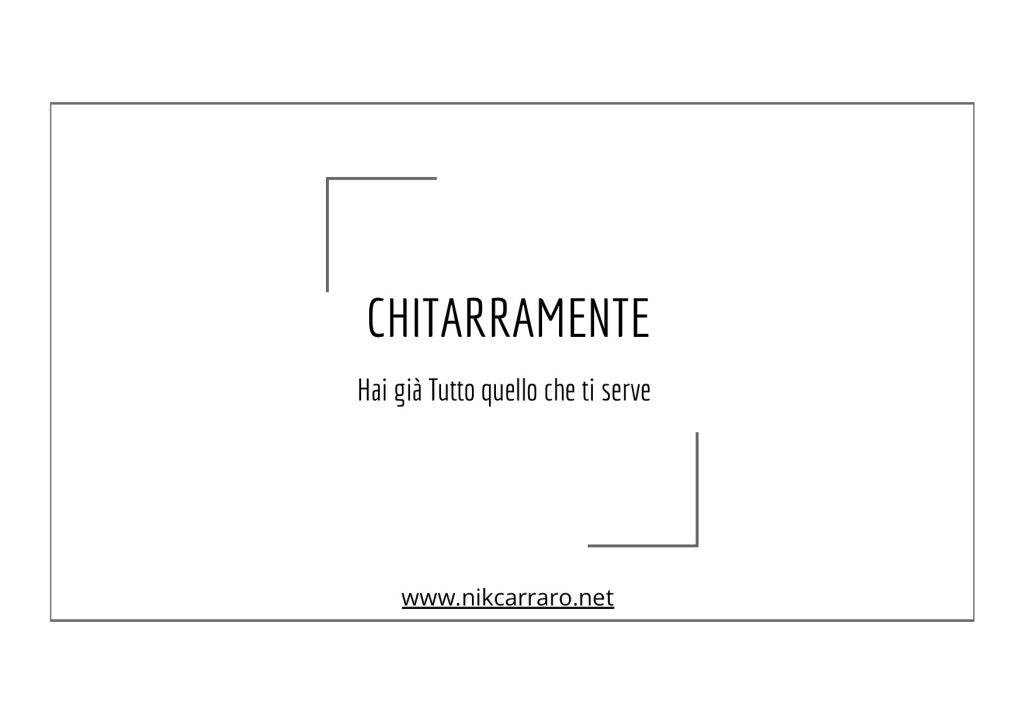 ChitarraMente